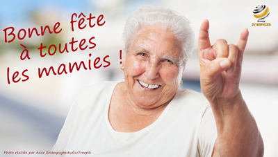 2V SERVICES vous souhaite une belle fête des grand-mères !