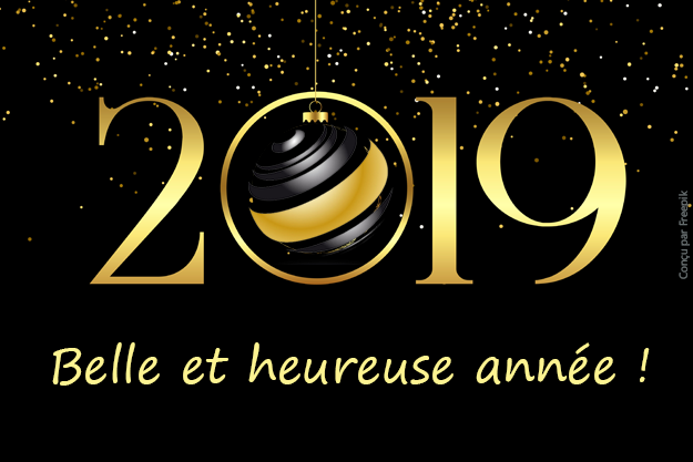 Bonne année 2019 avec le Groupe 2V SERVICES