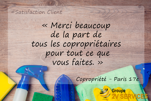 Entretien Immeuble : nos clients sont satisfaits !