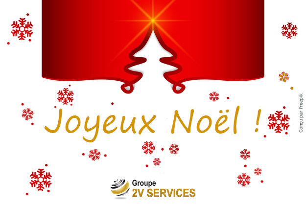 Le Groupe 2V SERVICES vous souhaite un Joyeux Noël !