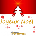 Le Groupe 2V SERVICES vous souhaite un Joyeux Noël !