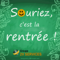 Souriez, c'est la rentrée avec 2V SERVICES