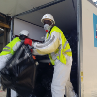 Dépot en centre de traitement des déchets